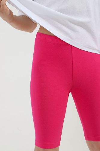 Изображение товара «Бриджи для девочки из кулирки с лайкрой «Для девочки №5 [фуксия]» арт 83404» из магазина «Ивановский-Текстиль.РФ»
