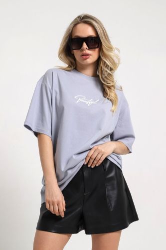 Изображение товара «Женская футболка из кулирки «Рада [серый]» арт 83350» из магазина «Ивановский-Текстиль.РФ»