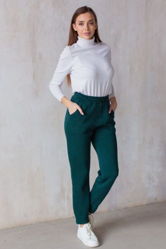 Изображение товара «Женские брюки из футера с начесом «1488/4» арт 87469» из магазина «Ивановский-Текстиль.РФ»