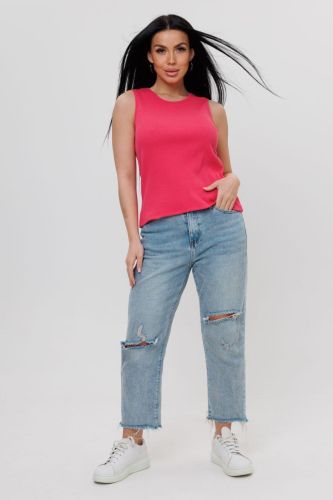 Изображение товара «Посл размер Женская майка из кашкорсе «1988/3» арт 88198» из магазина «Ивановский-Текстиль.РФ»