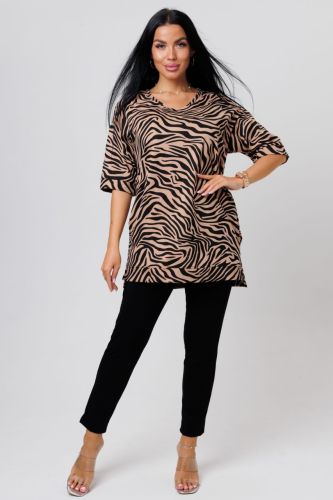 Изображение товара «Женский костюм (туника+брюки) из кулирки «2086» арт 81149» из магазина «Ивановский-Текстиль.РФ»