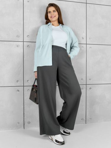 Изображение товара «Женские брюки из лининга «Авенсис-2 [графитовый]» арт 87699» из магазина «Ивановский-Текстиль.РФ»