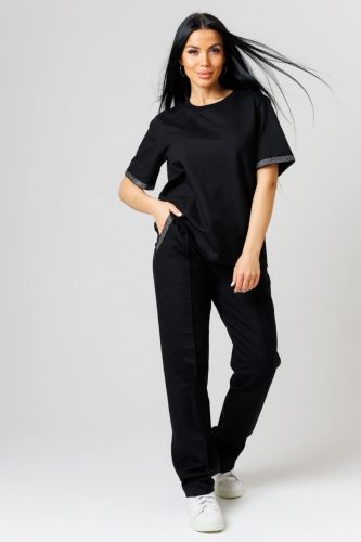 Изображение товара «Женский костюм (футболка+брюки) из футера «2013» арт 86254» из магазина «Ивановский-Текстиль.РФ»