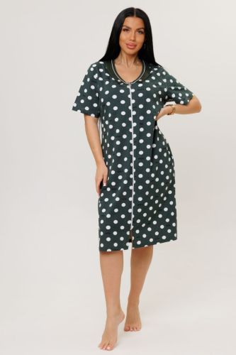 Изображение товара «Женский халат (на молнии) из кулирки «2141/1» арт 89508» из магазина «Ивановский-Текстиль.РФ»