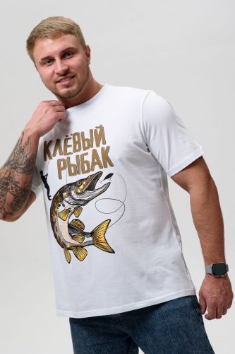 Изображение товара «Мужская футболка из кулирки «8539» арт 81376» из магазина «Ивановский-Текстиль.РФ»