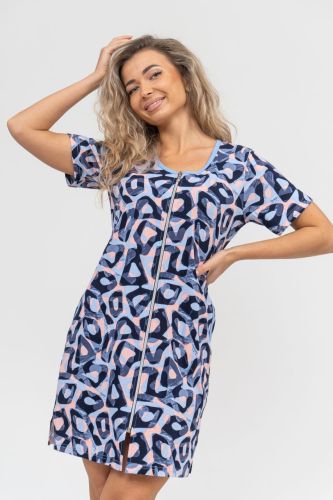 Изображение товара «Женский халат (на молнии) из кулирки «36884» арт 79846» из магазина «Ивановский-Текстиль.РФ»