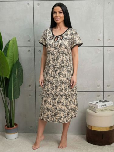 Изображение товара «Женская сорочка «У244хр073 [экрю]» арт 87258» из магазина «Ивановский-Текстиль.РФ»