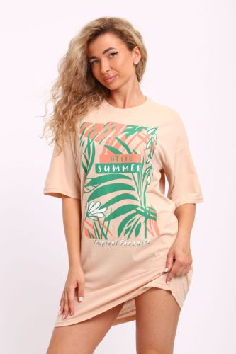 Изображение товара «Женская туника из кулирки «20519» арт 85628» из магазина «Ивановский-Текстиль.РФ»