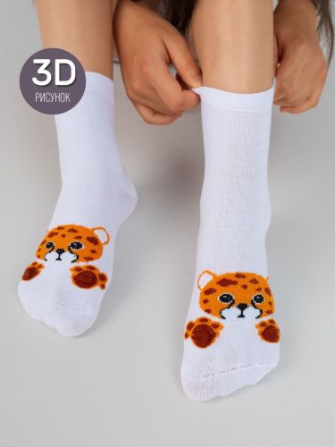 Изображение товара «Набор детских носков (5 пар) «С2108 [белый]» арт 75394» из магазина «Ивановский-Текстиль.РФ»