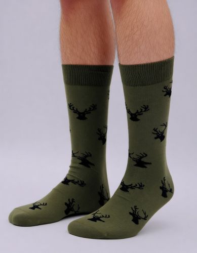 Изображение товара «Набор мужских носков (5 пар) «С2529 [зеленый]» арт 87712» из магазина «Ивановский-Текстиль.РФ»