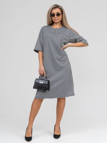 Изображение товара «Женское платье из футера жаккард «П-044 (лапки)» арт 80492» из магазина «Ивановский-Текстиль.РФ»