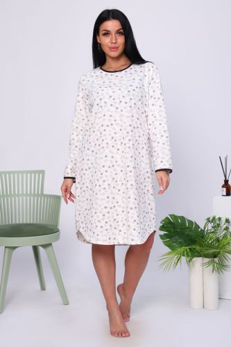 Изображение товара «Женская сорочка из футера с начесом «18025» арт 76131» из магазина «Ивановский-Текстиль.РФ»