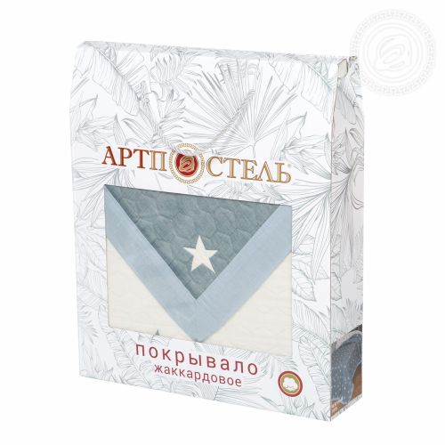 Изображение товара «Покрывало из жаккарда «Млечный путь» арт 83015» из магазина «Ивановский-Текстиль.РФ»