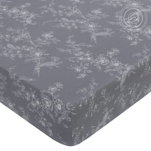 Изображение товара «Простыня на резинке из поплина «Луара» арт 82001» из магазина «Ивановский-Текстиль.РФ»