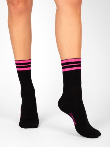 Изображение товара «Набор женских носков (5 пар) «С1456 [черный/розовый]» арт 74605» из магазина «Ивановский-Текстиль.РФ»