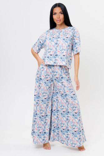 Изображение товара «Женский костюм (футболка+кюлоты) из кулирки «2220» арт 85919» из магазина «Ивановский-Текстиль.РФ»