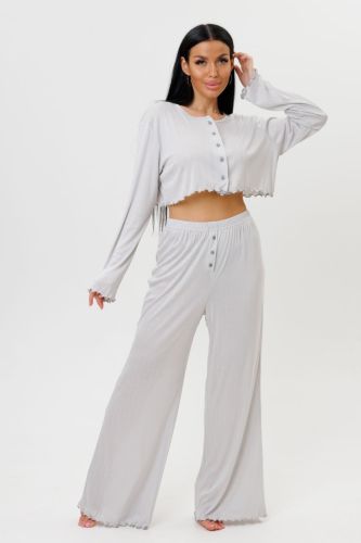 Изображение товара «Женская пижама (футболка+брюки) из компьютерки «2244/2» арт 88151» из магазина «Ивановский-Текстиль.РФ»