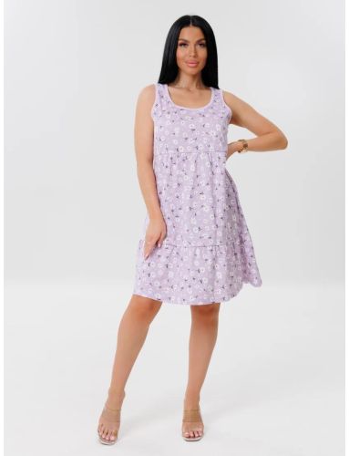 Изображение товара «Женский сарафан из кулирки «С- 82 (К) (сирень)» арт 86708» из магазина «Ивановский-Текстиль.РФ»