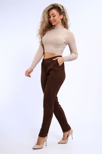 Изображение товара «Женские брюки из эко замши «32825» арт 85694» из магазина «Ивановский-Текстиль.РФ»