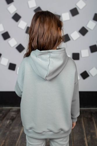 Изображение товара «Костюм для девочки (толстовка+брюки) из футера петля «Family kids [лед]» арт 73933» из магазина «Ивановский-Текстиль.РФ»