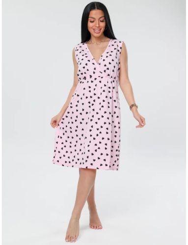 Изображение товара «Сорочка из кулирки для беременных «Сор- 80 (К) (розовый)» арт 87010» из магазина «Ивановский-Текстиль.РФ»