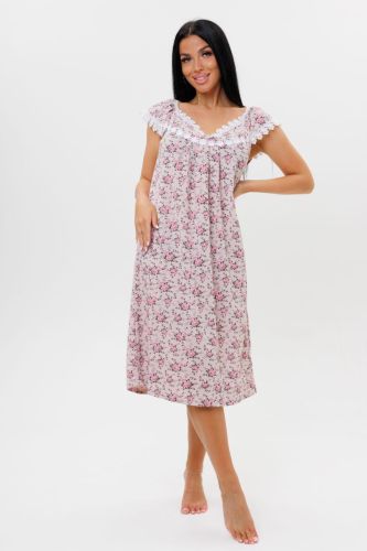 Изображение товара «Посл размер Женская сорочка из кулирки «2055/2» арт 88194» из магазина «Ивановский-Текстиль.РФ»