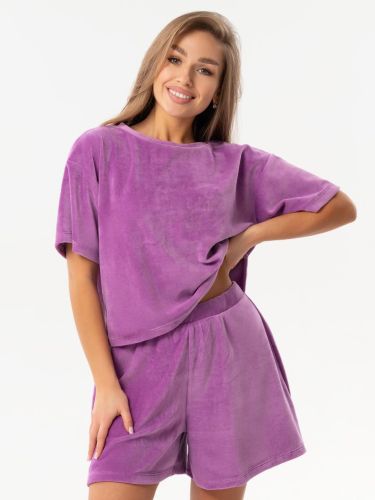 Изображение товара «Женский костюм (футболка+шорты) «205вл3419 [ассорти]» арт 88247» из магазина «Ивановский-Текстиль.РФ»