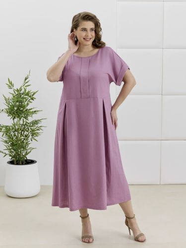 Изображение товара «Женское платье из плательной ткани «Скарлет [лиловый]» арт 89679» из магазина «Ивановский-Текстиль.РФ»