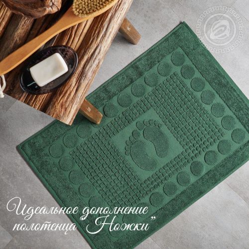 Изображение товара «Полотенце из махры «Модерн (оливковый)» арт 81936» из магазина «Ивановский-Текстиль.РФ»