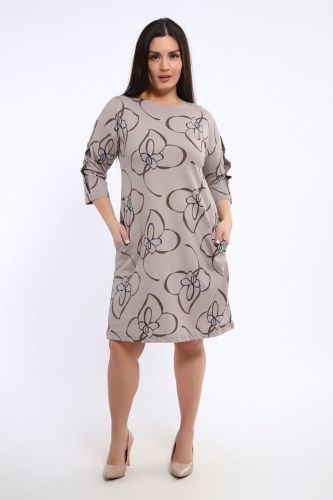 Изображение товара «Женское платье из кулирки «29022» арт 87300» из магазина «Ивановский-Текстиль.РФ»