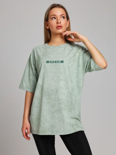 Изображение товара «Женская футболка из кулирки «Сидней-3 [фисташковый]» арт 85024» из магазина «Ивановский-Текстиль.РФ»