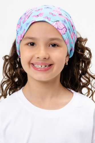 Изображение товара «Косынка для девочки из кулирки «Бабочки» арт 73952» из магазина «Ивановский-Текстиль.РФ»