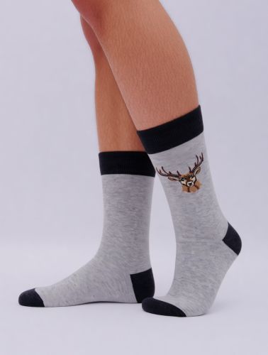 Изображение товара «Набор мужских носков (5 пар) «С2528 [серый]» арт 87714» из магазина «Ивановский-Текстиль.РФ»