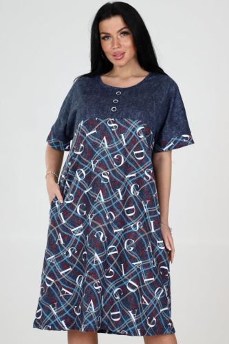 Изображение товара «Женская туника из кулирки «2294т-113» арт 82958» из магазина «Ивановский-Текстиль.РФ»