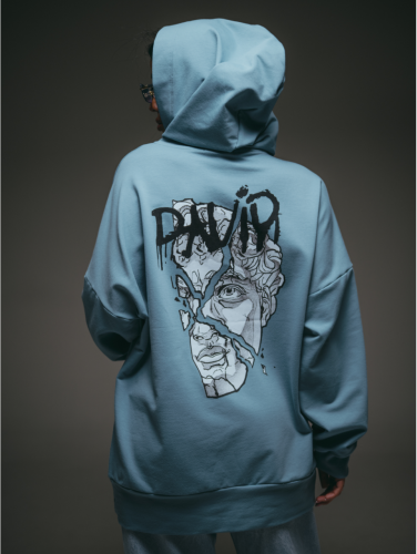 Изображение товара «Женское худи из футера с лайкрой «Дафна [маренго]» арт 85483» из магазина «Ивановский-Текстиль.РФ»