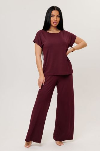 Изображение товара «Женский костюм (футболка+брюки) из вискозы «2280/2» арт 89483» из магазина «Ивановский-Текстиль.РФ»