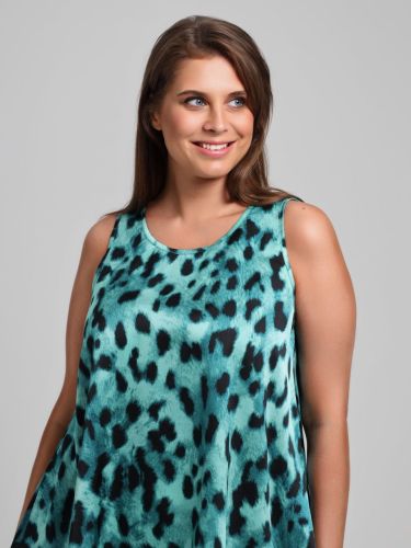 Изображение товара «Женская блузка из искусственного шелка «(топ) найт-3 [зеленый]» арт 85000» из магазина «Ивановский-Текстиль.РФ»