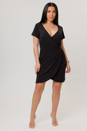 Изображение товара «Женский халат (на запах с поясом) из вискозы «2278» арт 89505» из магазина «Ивановский-Текстиль.РФ»