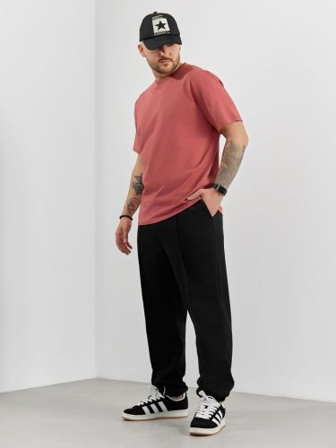 Изображение товара «Мужские брюки из интерлока-пике «Интер-3 [черный]» арт 89472» из магазина «Ивановский-Текстиль.РФ»