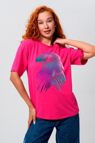 «Женская футболка из кулирки с лайкрой «8555» арт 85133» из магазина «Ивановский-Текстиль.РФ» Изображение товара «Женская футболка из кулирки с лайкрой «8555» арт 85133» из магазина «Ивановский-Текстиль.РФ»