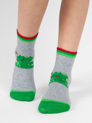 Изображение товара «Набор детских носков (5 пар) «С2164 [серый]» арт 74841» из магазина «Ивановский-Текстиль.РФ»