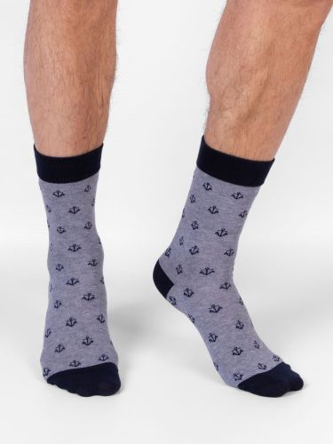 Изображение товара «Набор мужских носков (5 пар) «С1352 [серый]» арт 77639» из магазина «Ивановский-Текстиль.РФ»