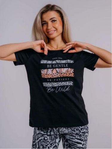 Изображение товара «Женская пижама (футболка+брюки) из кулирки «Мэдди (серый)» арт 78607» из магазина «Ивановский-Текстиль.РФ»