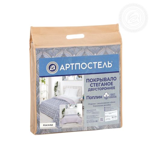 Изображение товара «Покрывало из поплина «Каскад» арт 83090» из магазина «Ивановский-Текстиль.РФ»