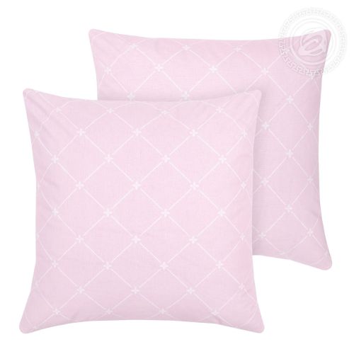 Изображение товара «Набор наволочек из поплина (2 шт) «Эвелина» арт 82076» из магазина «Ивановский-Текстиль.РФ»