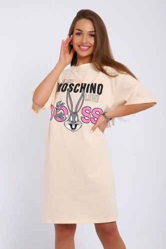 Изображение товара «Женское платье из кулирки «Епл-1063» арт 84559» из магазина «Ивановский-Текстиль.РФ»