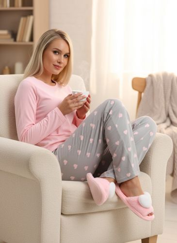 Изображение товара «Женский костюм (лонгслив+брюки) из велюра «Нефрон [розовый]» арт 86741» из магазина «Ивановский-Текстиль.РФ»