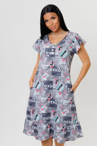 Изображение товара «Женское платье из кулирки «2185» арт 84692» из магазина «Ивановский-Текстиль.РФ»