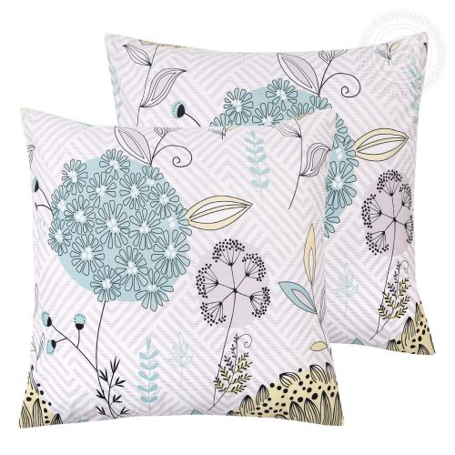 Изображение товара «Набор наволочек из поплина (2 шт) «Тишина природы» арт 82073» из магазина «Ивановский-Текстиль.РФ»