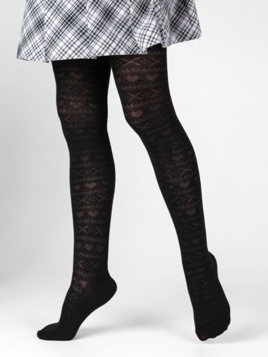 Изображение товара «Набор гольфов для девочки (3 пар) «С1829 [черный]» арт 75600» из магазина «Ивановский-Текстиль.РФ»